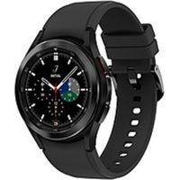 Samsung Galaxy Watch4 Classic, 42mm, Black, Bluetooth - Accelerometer, Gyro Sensor, Barometer, Ambient Light Sensor, Digital Compass, Optical Heart Rate Sensor, Electrical Heart Sensor - Text Messaging, Music Player - Heart Rate, Calories Burned - 16 GB -