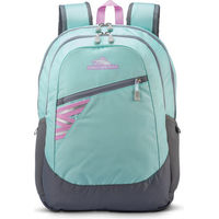 High Sierra 1470569332 Outburst 2.0 Backpack with 15.6 Laptop Pocket - 360 Degree Reflectivity - Sky Blue and Iced Lilac