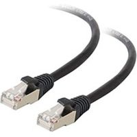 C2G-10ft Cat5e Molded Shielded (STP) Network Patch Cable - Black - Category 5e for Network Device - RJ-45 Male - RJ-45 Male - Shielded - 10ft - Black