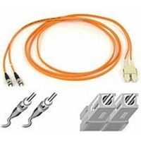 Belkin Fiber Optic Patch Cable - SC Male - ST Male - 6ft - Orange