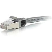 C2G-25ft Cat6 Snagless Shielded (STP) Network Patch Cable - Gray - Category 6 for Network Device - RJ-45 Male - RJ-45 Male - Shielded - 25ft - Gray