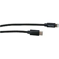 VisionTek USB-C to Lightning MFI 2 Meter Cable (M/M) - 6.56 ft Lightning/USB-C Data Transfer Cable for iPhone, iPad, AirPods, MAC, PC - First End: 1 x USB Type C - Male - Second End: 1 x Lightning - Male - MFI