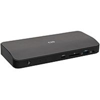 C2G Docking Station - for Notebook/Mouse/Keyboard/Microphone/Headphone/Speaker/Hard Drive - Charging Capability - Memory Card Reader - SD, SDHC, SDXC - 180 W - Thunderbolt 3 - 2 Displays Supported - 8K, 4K, Full HD - 7680 x 4320, 3840 x 2160, 1920 x 1080