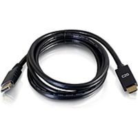 C2G 10ft DisplayPort to HDMI Cable - DP to HDMI Adapter Cable - DisplayPort 1.2a HDMI 1.4b - 4K 30Hz - M/M - 10 ft DisplayPort/HDMI A/V Cable for Notebook, HDTV, Projector, Audio/Video Device - DisplayPort Digital Audio/Video - HDMI Digital Audio/Video -