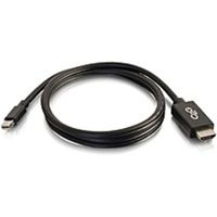 C2G 6ft Mini DisplayPort to HDMI Cable - Mini DP to HDMI Adapter Cable - M/M - HDMI/Mini DisplayPort for Projector, Monitor, HDTV, Tablet, Notebook - 6 ft - HDMI Digital Audio/Video - Mini DisplayPort Digital Audio/Video - TAA Compliant