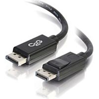 C2G 10ft Ultra High Definition DisplayPort Cable with Latches - 8K DisplayPort Cable - M/M - DisplayPort for Notebook, Monitor, Audio/Video Device - 10 ft DisplayPort Male 4K to 8K Digital Audio/Video - Black