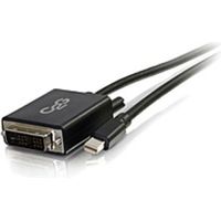 C2G 3ft Mini DisplayPort to DVI Cable - Single Link DVI-D Adapter - Black - for Video Device, Notebook, Tablet, Monitor - 3 ft - 1 x Mini DisplayPort Male Digital Video - 1 x DVI-D (Single-Link) Male Digital Video - Shielding - Black