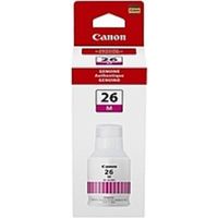 Canon GI-26 Pigment Magenta Ink Bottle - Inkjet - Pigment Magenta - 14000 Pages - 132 mL - High Yield - 1