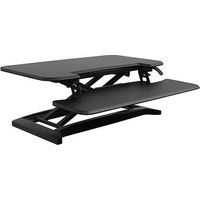 Flexispot 810072790422 M7B 28x16-Inch Alcove Desk Riser - Sit-Stand Desk Converter - Black