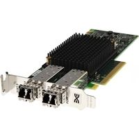 Dell VGJ12 Emulex LPe31002-MG-D 16GB Dual-Port Fiber Channel Hot Bus Adapter - Half Height - 14.025Gbps - Plug-In Card - PCI Express 3.0 x8