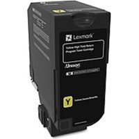 Lexmark Unison Original Toner Cartridge - Laser - High Yield - 12000 Pages - Yellow - 1 Each