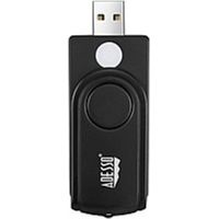 Adesso SCR-200 Smart Card Reader - Contact - USB 2.0 - Black - TAA Compliant