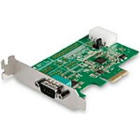 StarTech.com 1-port PCI Express RS232 Serial Adapter Card - PCIe Serial DB9 Controller Card 16950 UART - Low Profile - Windows/Linux - 1 port PCI Express RS232 serial controller card w/16950 UART/ASIX AX99100 - Bi-directional speeds 921.6Kbps/port | 256 b