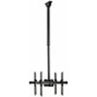 StarTech.com Dual TV Ceiling Mount - Back-to-Back Hanging Dual Screen VESA Pole Mount for 32