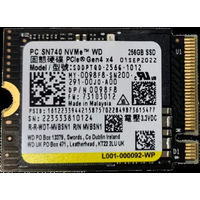 Dell 098F8 SN740 TLC NAND Solid State Drive - 256 GB - PCI-e - NVMe - M.2 2230 - M Key