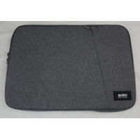 SOLO SLV1613-10 Oswald Laptop Sleeve - 13.3 Inch - Polyester - Zipper Closure - Anti-scratch - Gray