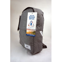 SOLO New York UBN763-10 Mini Backpack - Recycled PET - Zipper - Top Carry Handle - Adjustable Backpack Straps - Gray