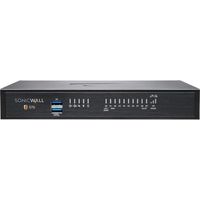 SonicWall TZ570 Network Security/Firewall Appliance - 8 Port - 10/100/1000Base-T - 5 Gigabit Ethernet - DES, 3DES, MD5, SHA-1, AES (128-bit), AES (192-bit), AES (256-bit) - 8 x RJ-45 - 2 Total Expansion Slots - 2 Year Secure Upgrade Plus Advanced - Deskto