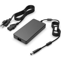 Dell 450-AHHE 240 Watts Slim AC Adapter with 3 feet Power Cord - 7.4 mm Barrel - 19.5 Volts DC