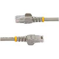 StarTech.com 1ft CAT6 Ethernet Cable - Gray Snagless Gigabit - 100W PoE UTP 650MHz Category 6 Patch Cord UL Certified Wiring/TIA - 1ft Gray CAT6 Ethernet cable delivers Multi Gigabit 1/2.5/5Gbps & 10Gbps up to 160ft - 650MHz - Fluke tested to ANSI/TIA-568