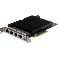 Silicom PE310G4I40-T Quad Port Copper10 Gbe Server Adapter - RJ45 - Intel x540 Controller - LEDs - Metal Bracket - PCIe X8 Lane