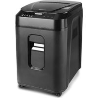 Amazon Basics AU150MA 150 Sheet Auto feed Micro Cut Paper Shredder - 8.5 Gallons Capacity - Black