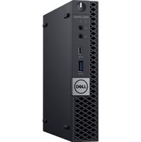 Dell OptiPlex 5060 BJPC5 Micro Form Factor Desktop PC - 8th Gen Intel Core i3-8100T - 3.10 GHz - 16GB DDR4 - 256GB Solid State Drive NVMe - Wi-Fi 802.11ac - Bluetooth 5.1 - Windows 11 Pro 64-bit - Black