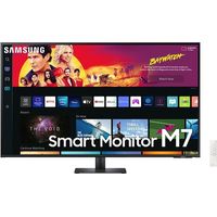 Samsung S43BM702UN M70B Series 43 Inches 4K Smart Monitor - WS - VA - 3840x2160 - 5000:1 - 4 Milliseconds - 60 Hertz - Black