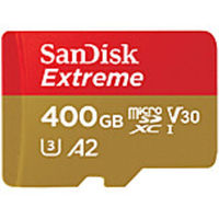 SanDisk Extreme 400 GB UHS-I microSD - 160 MB/s Read - 90 MB/s Write