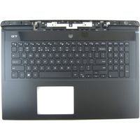 Dell 2VXDH Palmrest Assembly for G7 7790 - US Keyboard with White Letters - Non-Backlit - Black