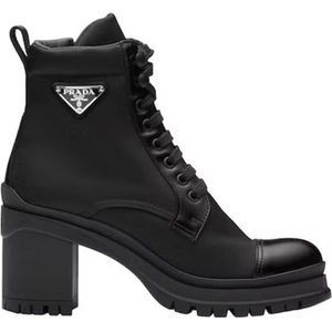 Prada Women's Logo Rubber Booties