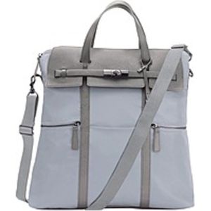 Florence Gray Rolling Tote 17.3 Laptop