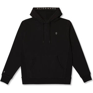 Dell AW002PHD2XL Alienware Heavy-weight Cotton Pullover Hoodie - XX Large -  Kangaroo Pocket - Hidden Cell Phone Pocket - Drawstring Hood - Reflective 