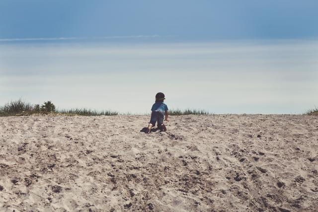 Child on the beach