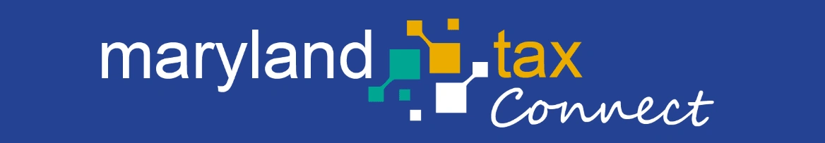 Maryland Tax Connect's Banner