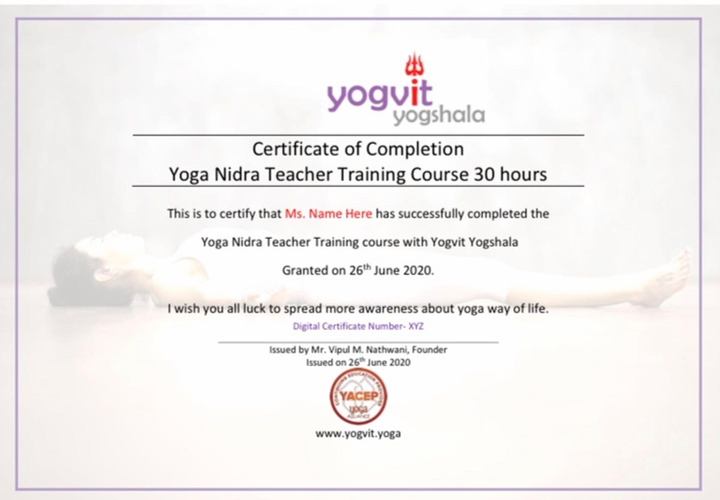 Online Yoga Nidra