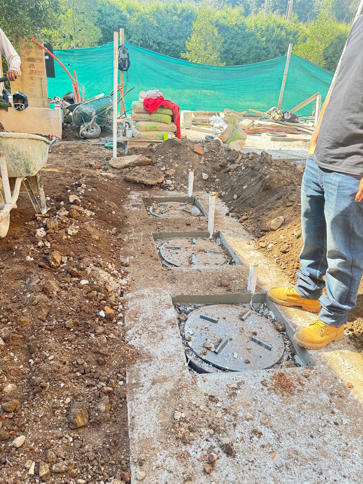 Registros del tren de tratamiento de agua durante la ejecución en Cundi Casa 4