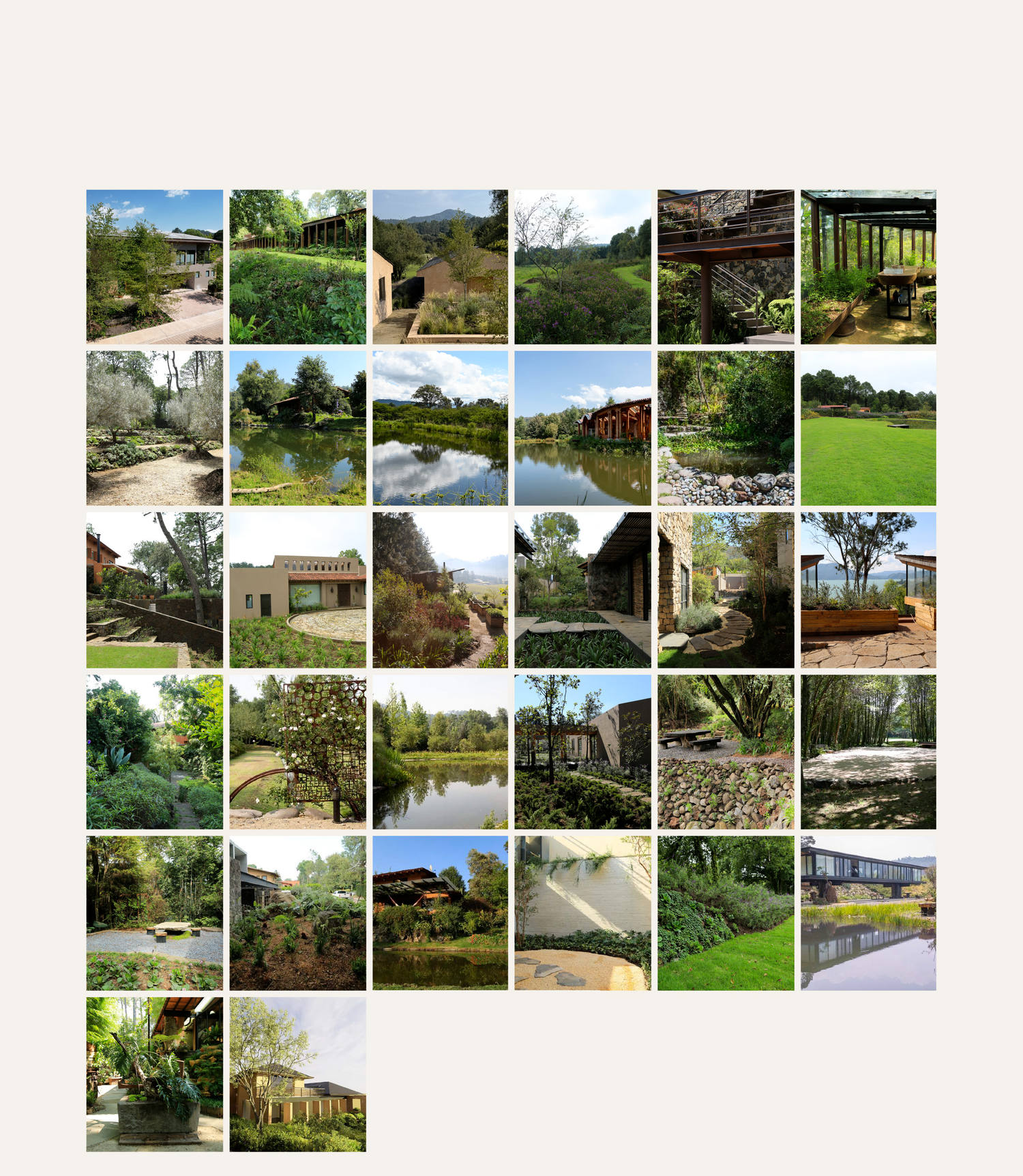 Mosaico de obra ejecutada