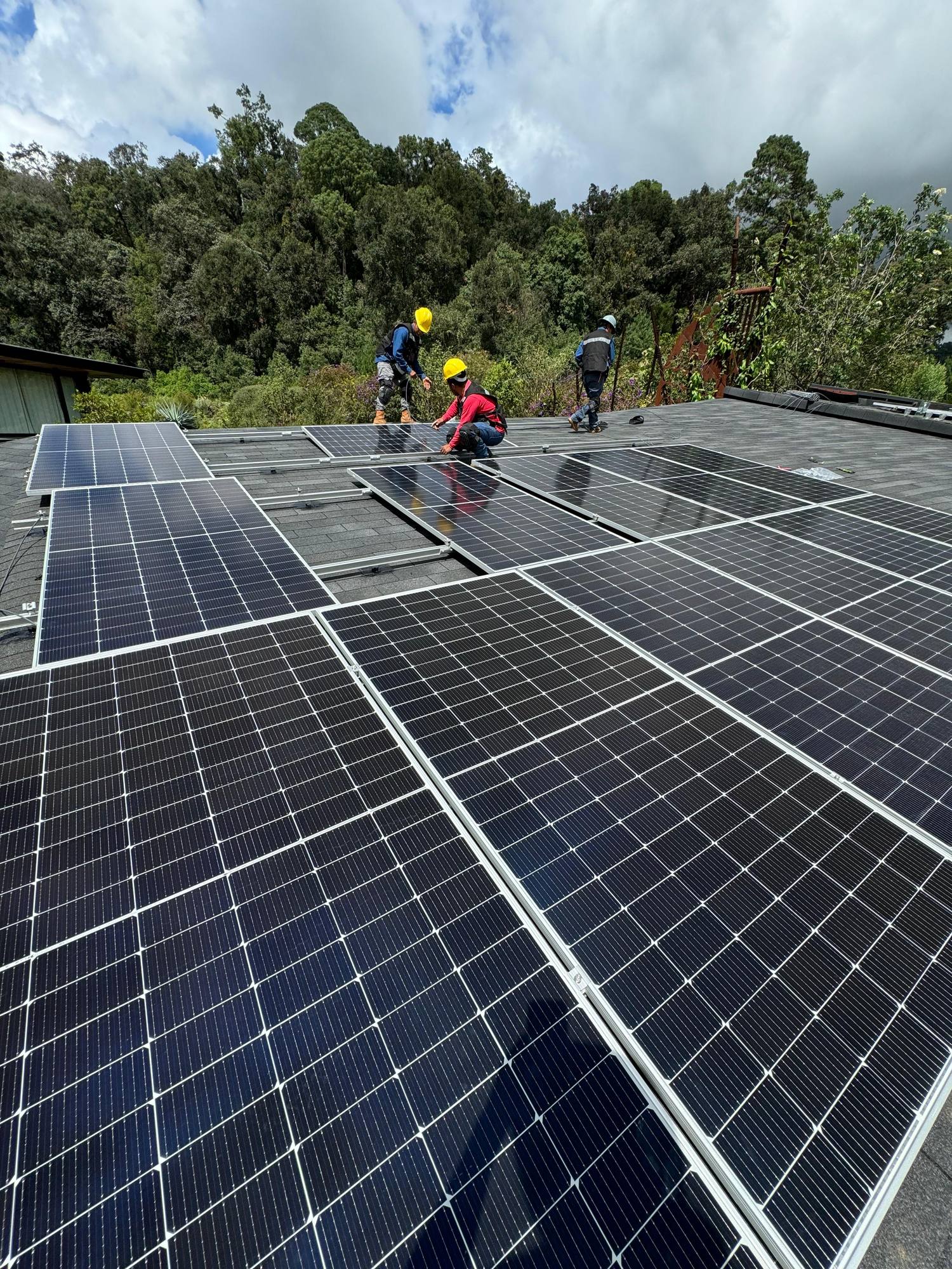 Instalación fotovoltaica en sitio