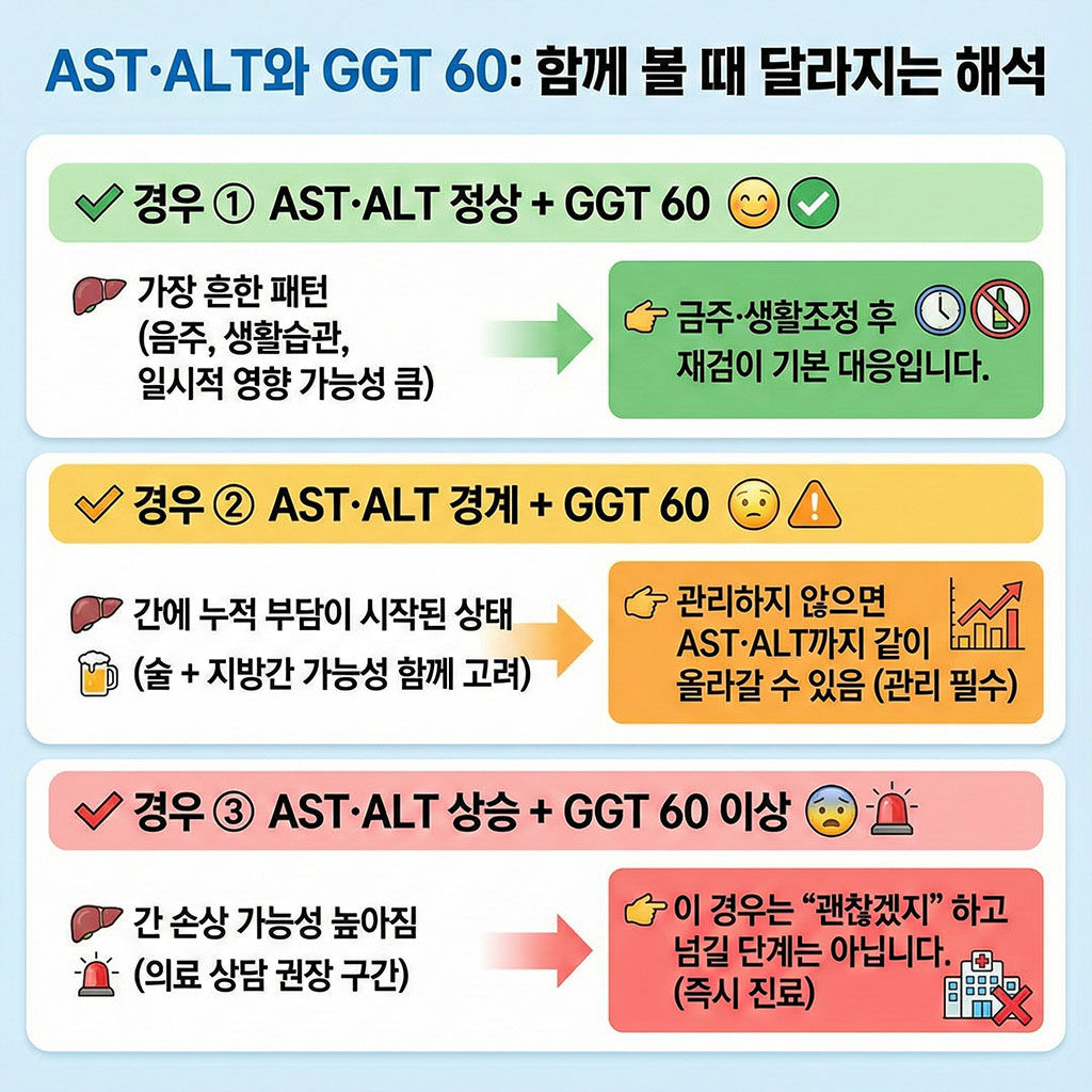 AST·ALT와 함께 볼 때 달라지는 해석