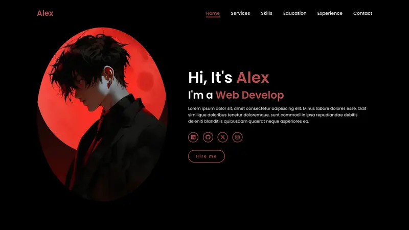 Alex Web Developer Portfolio
