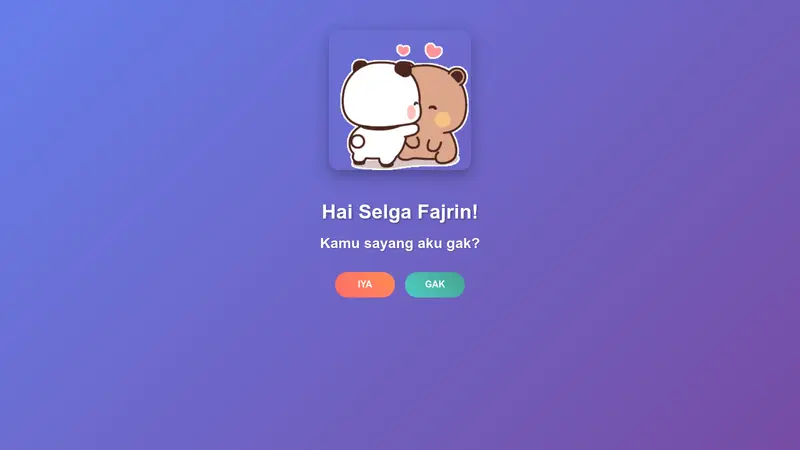 Screenshot of Personal Message
