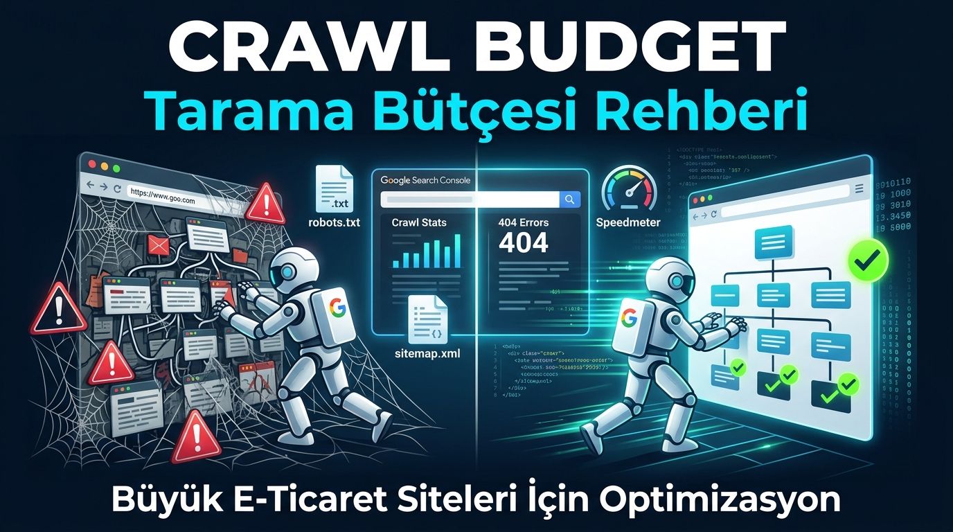 Crawl Budget (Tarama Bütçesi) Nedir? Büyük E-Ticaret Siteleri İçin Optimizasyon Rehberi