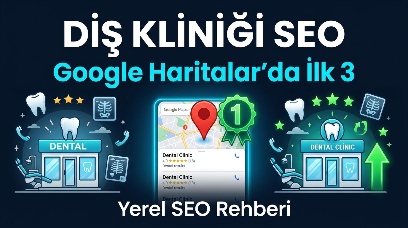 Diş Kliniği İçin SEO: Google Haritalar'da İlk 3'e Nasıl Girilir?