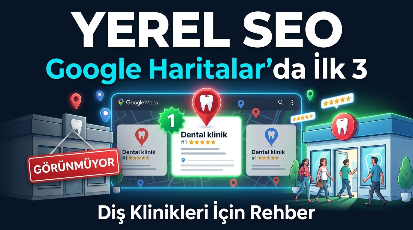 Diş Hekimleri İçin Yerel SEO: Google Haritalar'da İlk 3'e Girmenin Yolları
