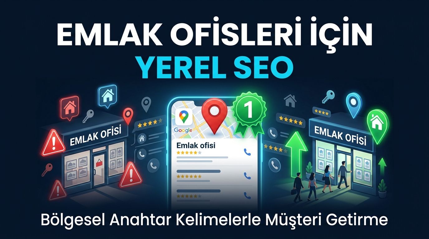 Emlak Ofisleri İçin Yerel SEO: Bölgesel Anahtar Kelimelerle Kapıdan Müşteri Getirme