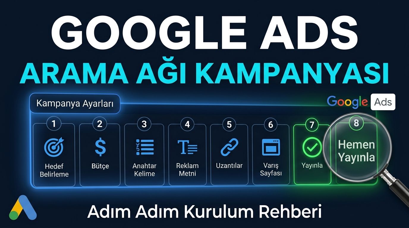 Google Ads Arama Ağı Kampanyası: Adım Adım Kurulum Rehberi