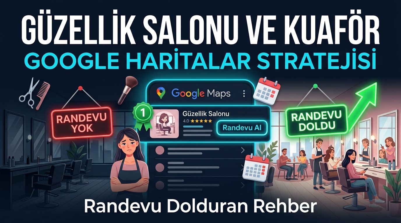 Güzellik Salonu ve Kuaför İçin Google Haritalar'da Randevu Dolduran Strateji