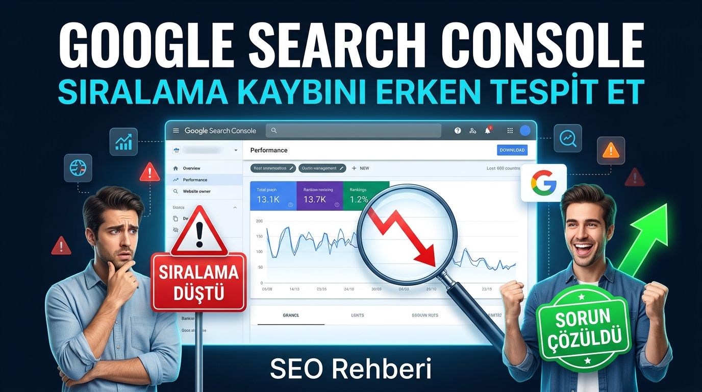 Google Search Console Rehberi: Sıralama Kaybını Erken Tespit Etme
