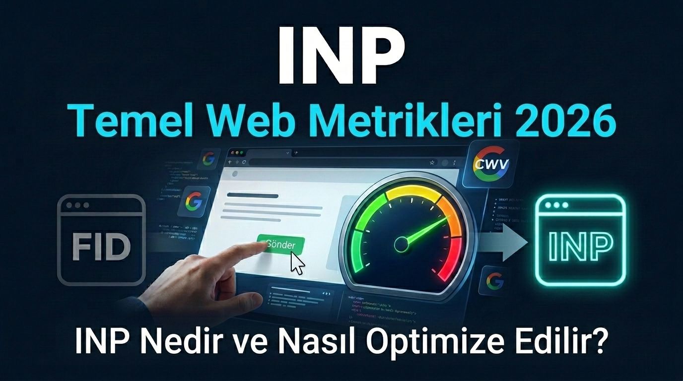 Core Web Vitals 2026: INP (Interaction to Next Paint) Nedir ve Nasıl Optimize Edilir?
